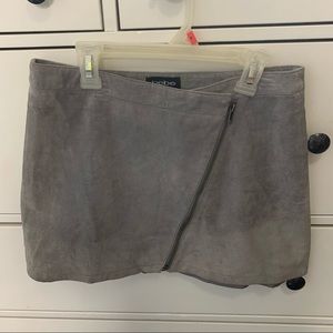 Bebe Suede Skirt